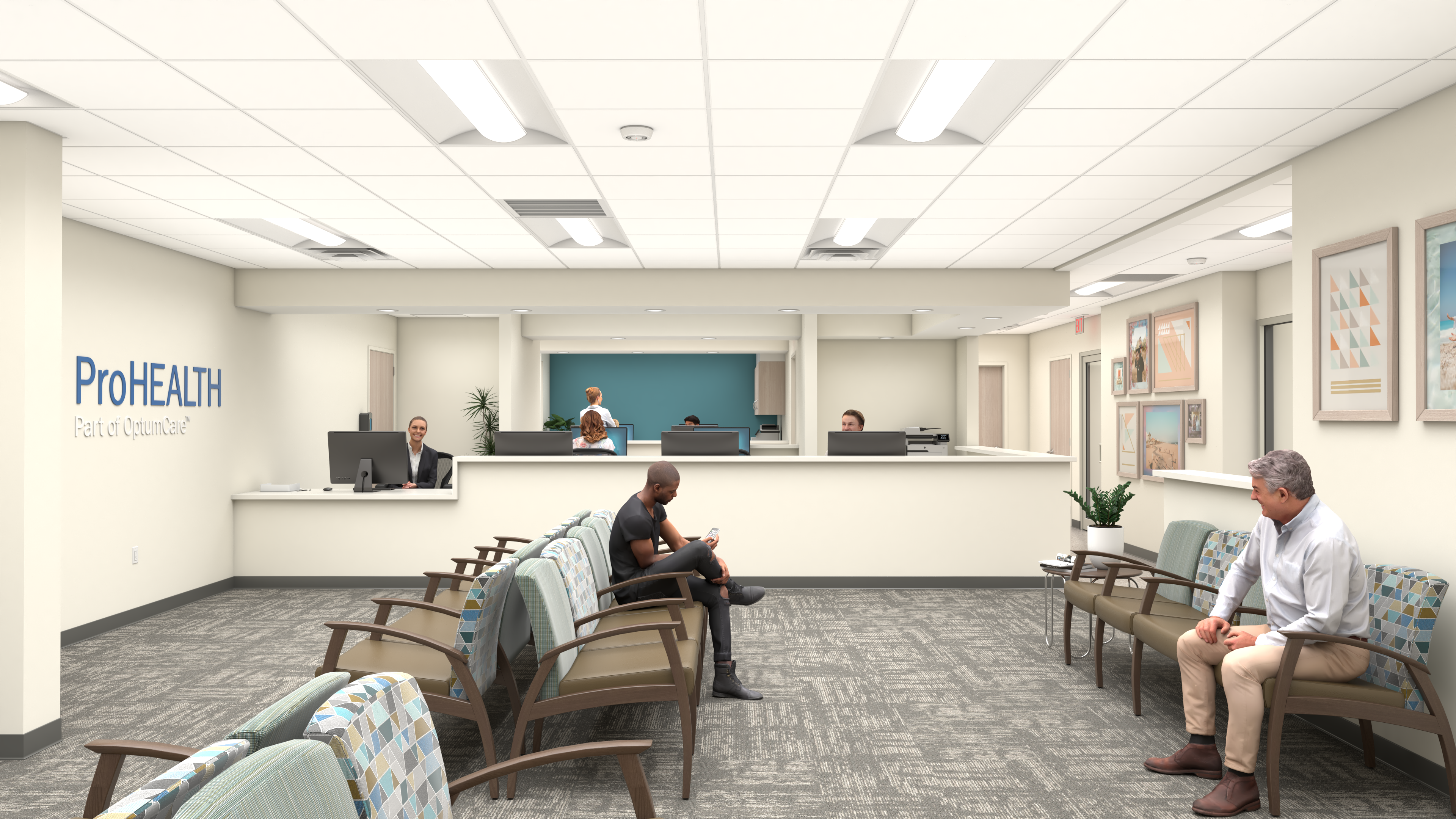 Outpatient suite interior
